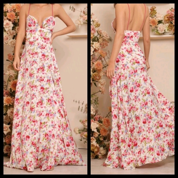 SHEIN Dresses & Skirts - Boho Floral Maxi Dress Size 6 NWOT